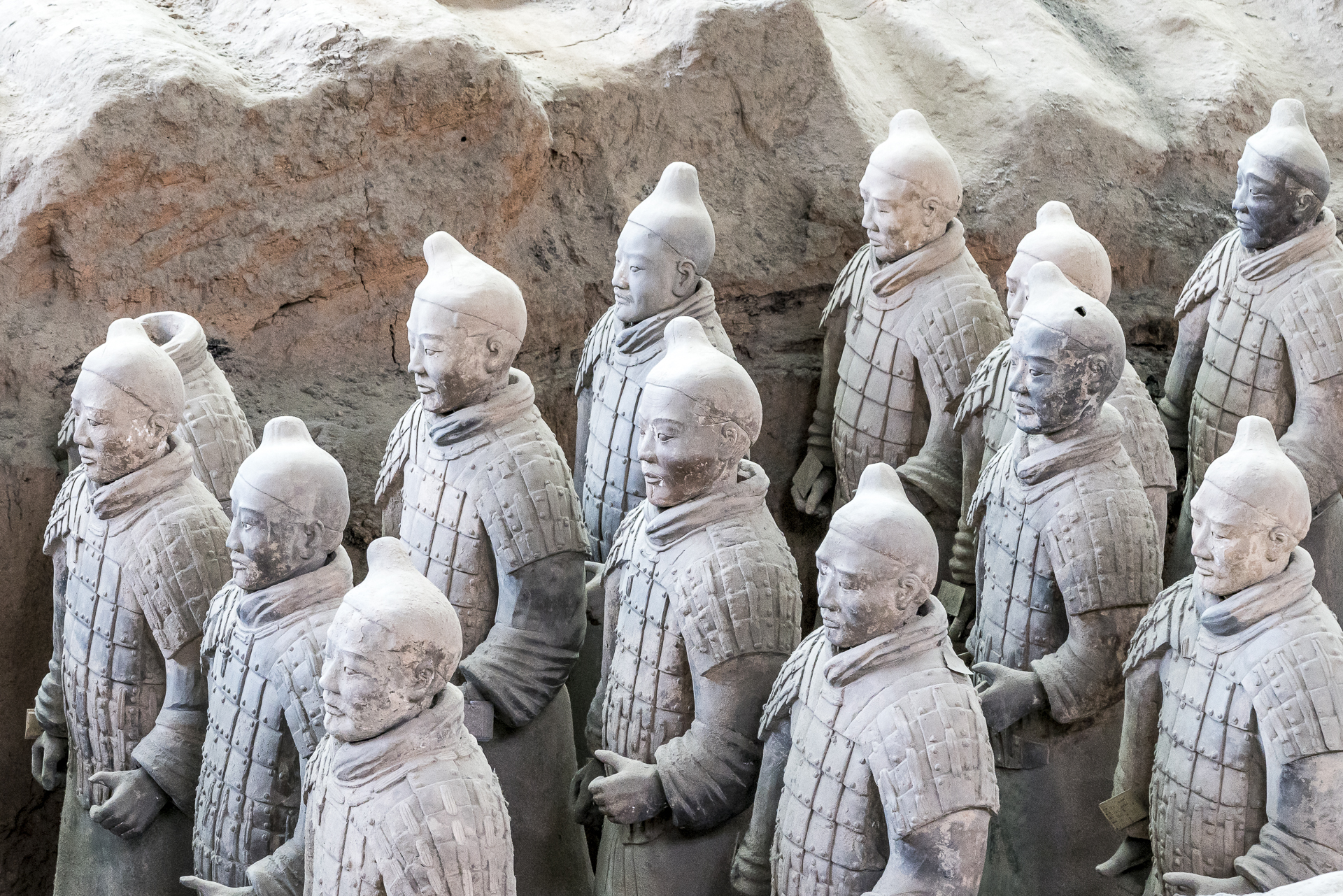 Soldaten im Mausoleum Qin Shihuangdis Xi'an