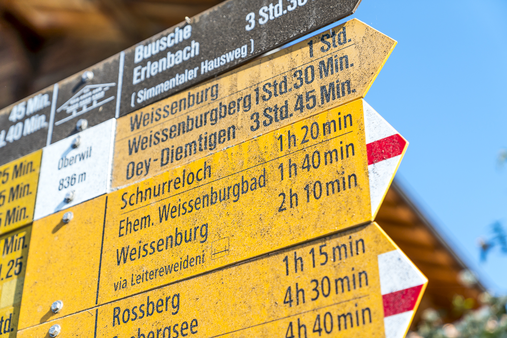 Wanderwege in Oberwil im Simmental