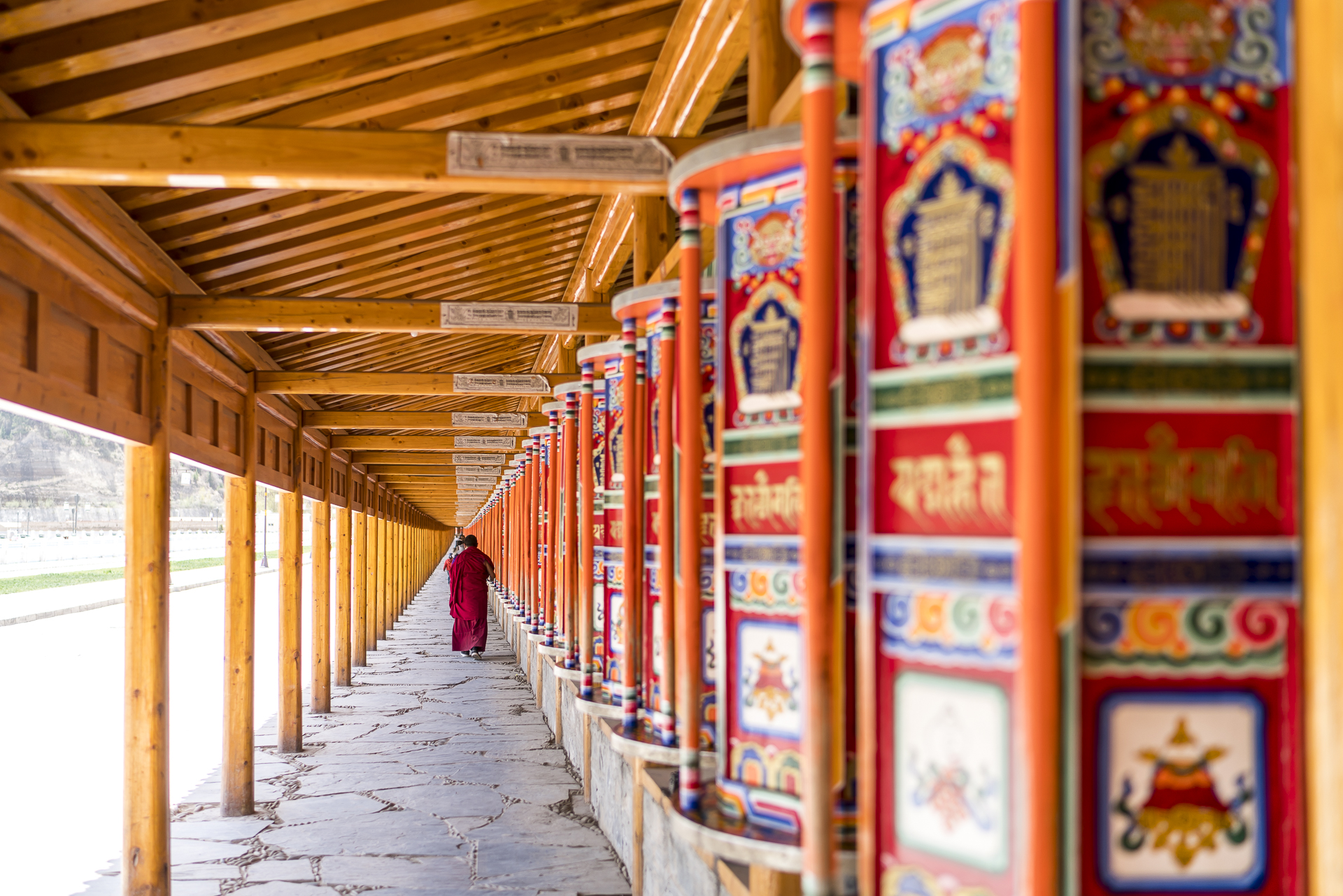 Prayer Circle Labrang Kloster Xiahe
