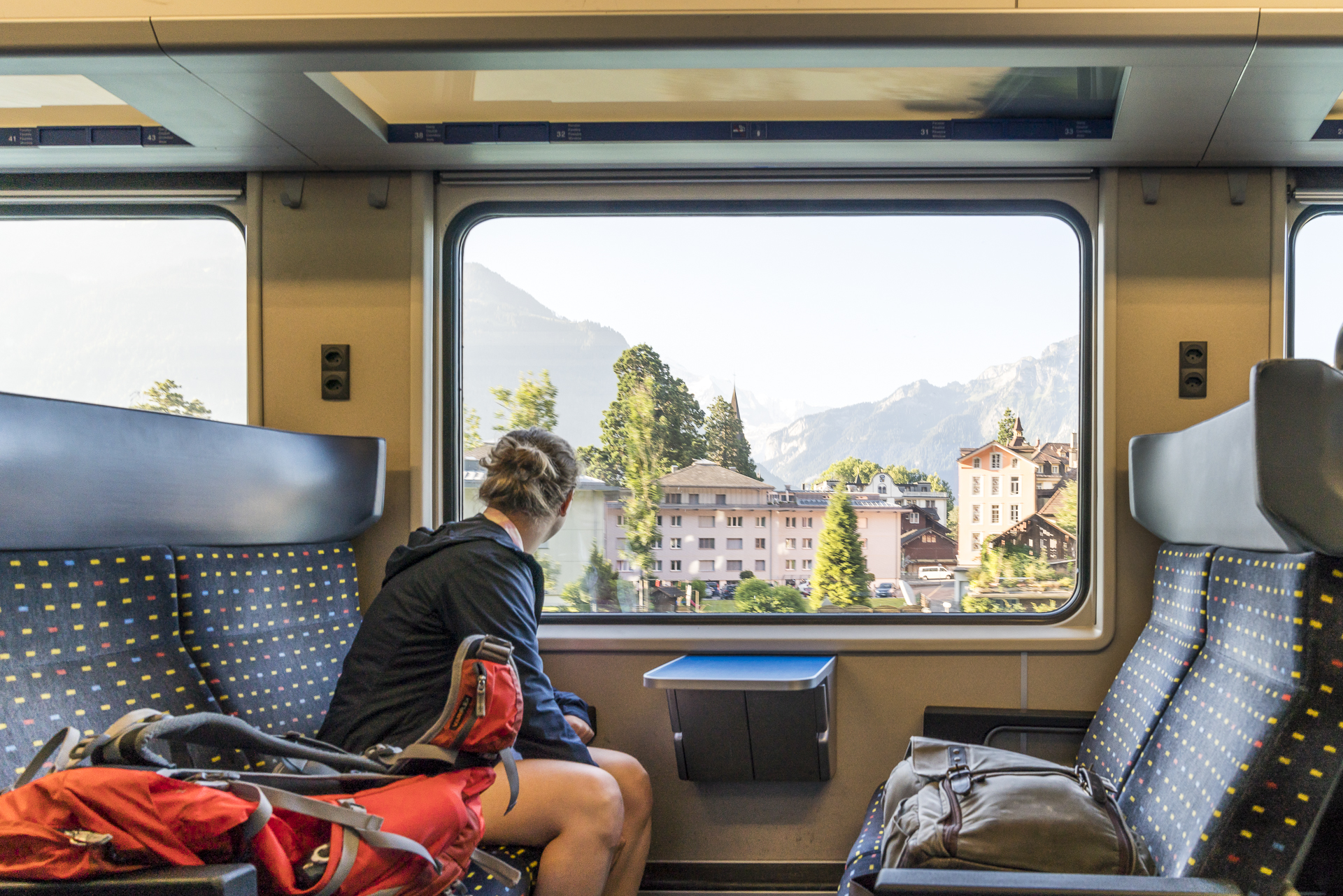Einfahrt in Interlaken