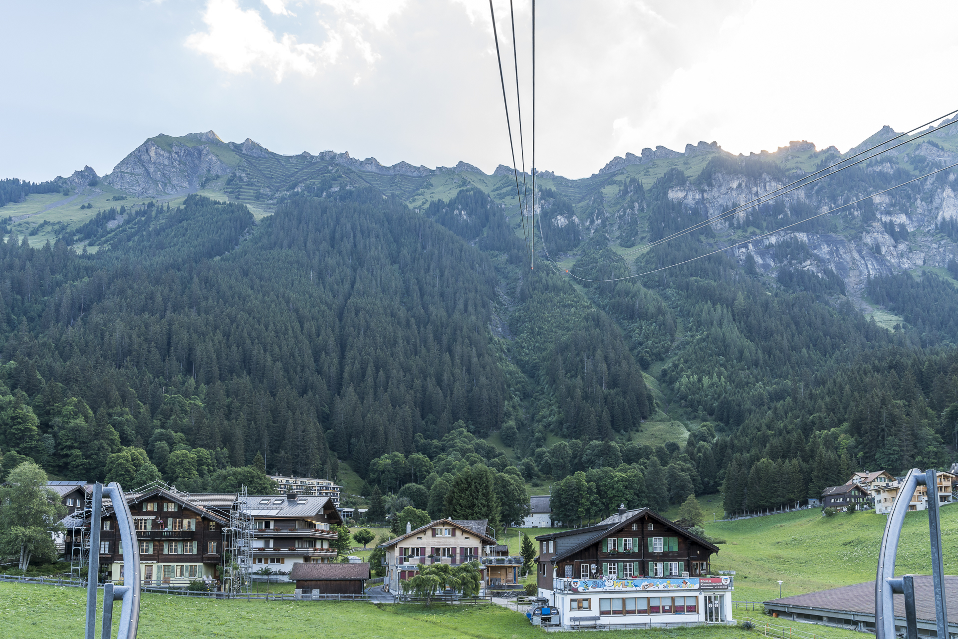 Wengen am frühen Morgen