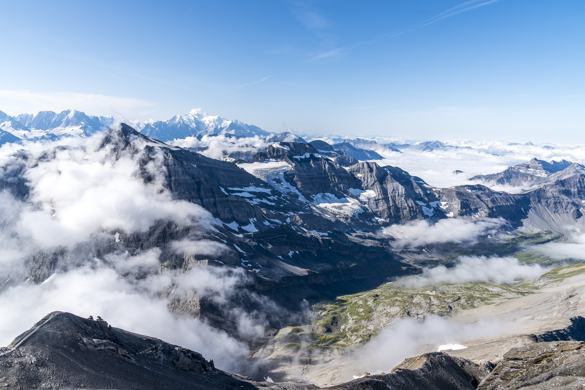 ALpenpanorama Haute Cime Wallis