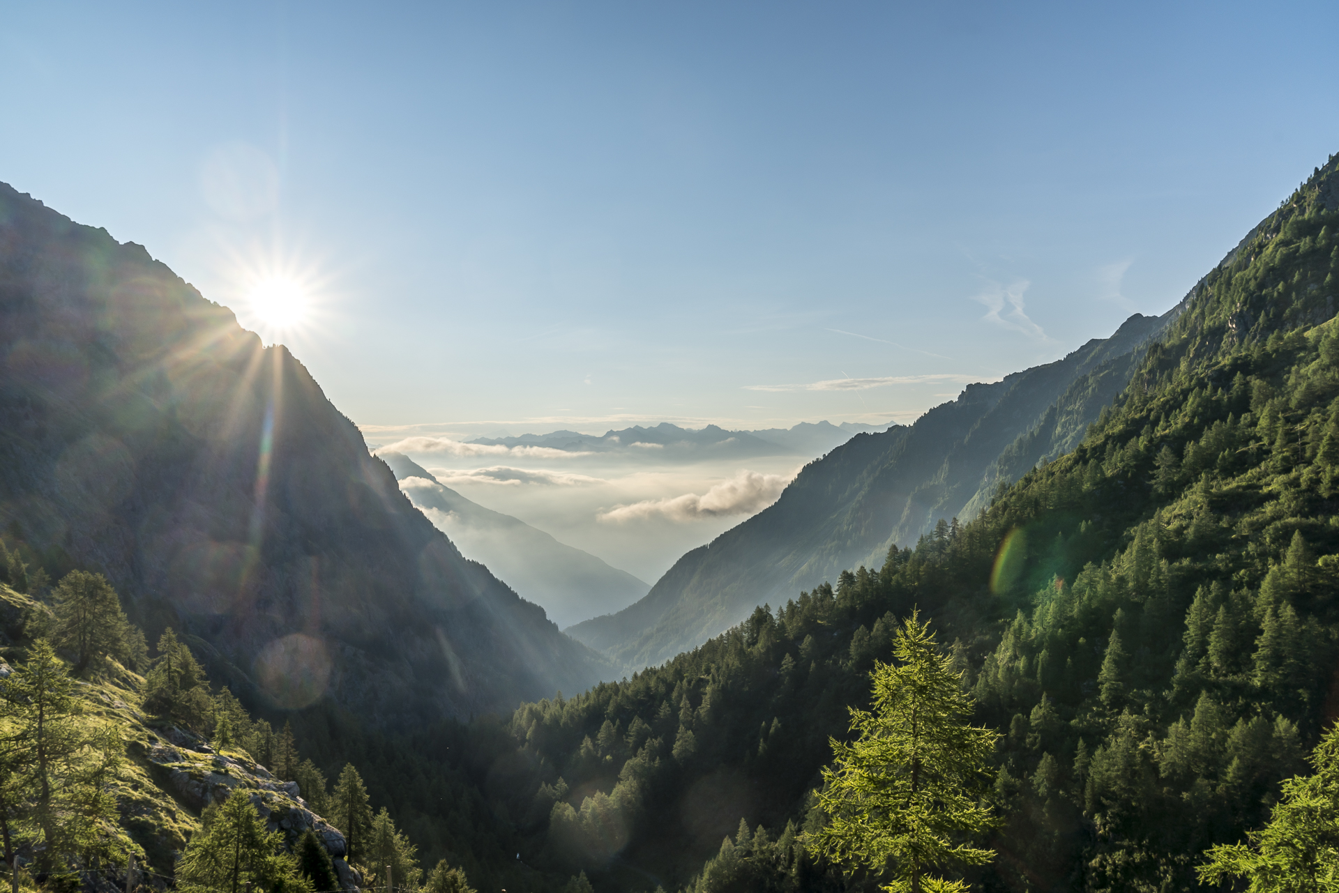 Auberge de Salanfe Morgenstimmung
