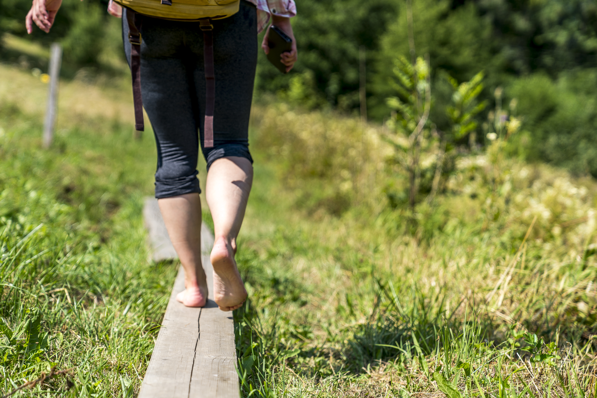 Barfuss wandern in Rebeuvelier