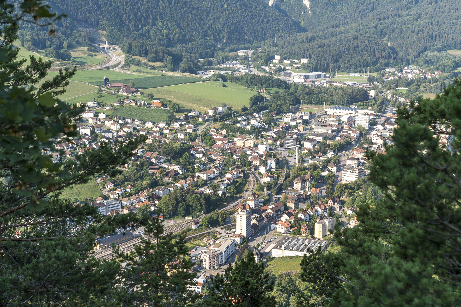 Ausblick auf Moutier