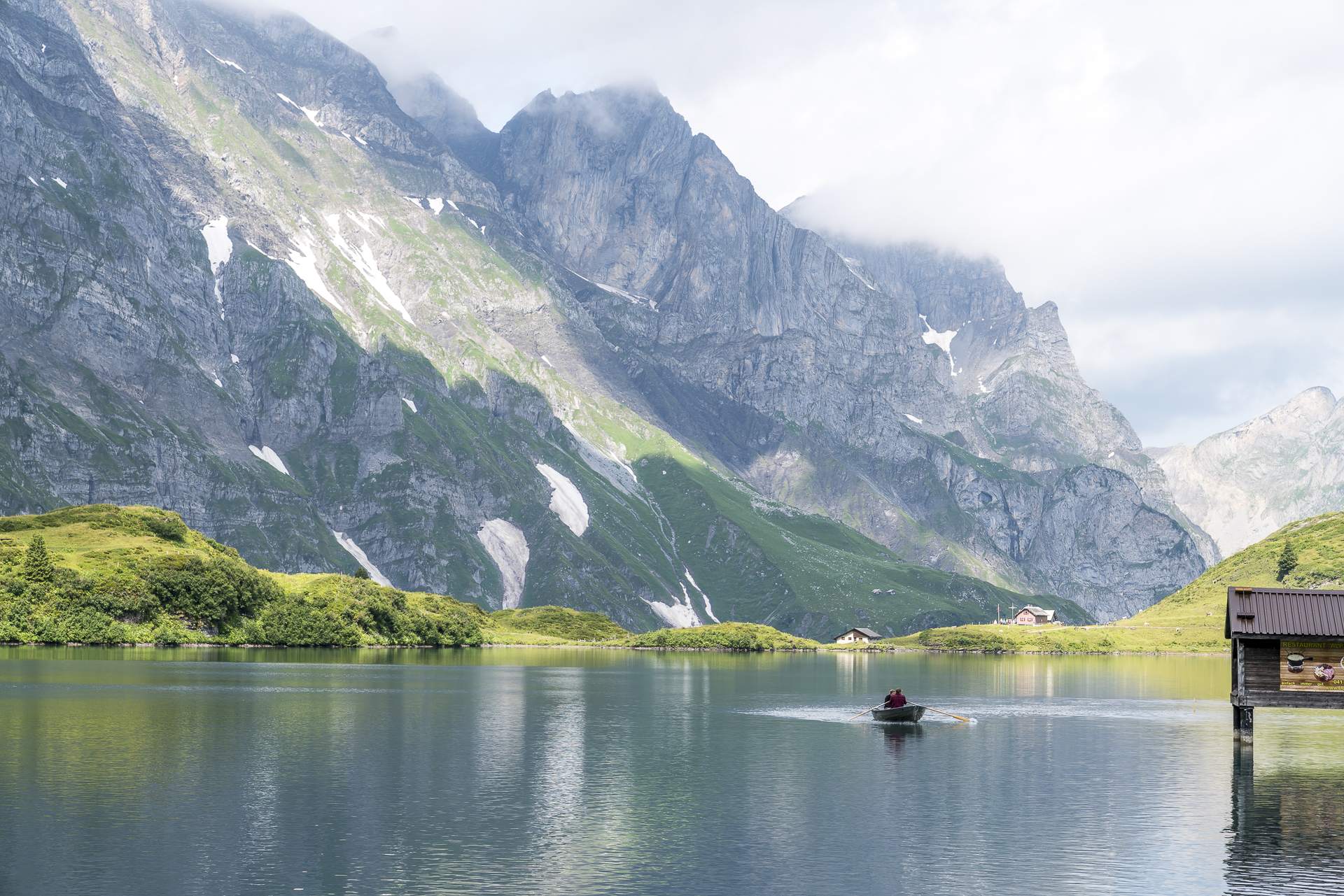 Rudern auf dem Trübsee