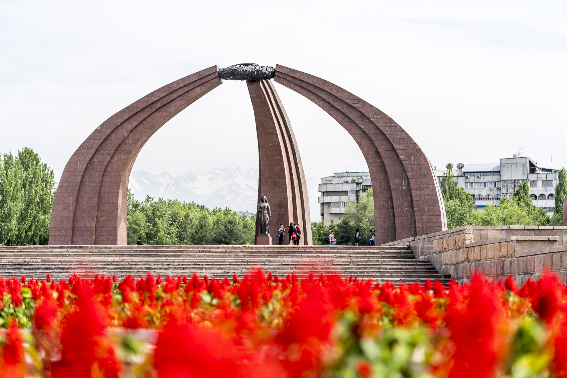 Unabhängigkeitsdenkmal in Kirgistan
