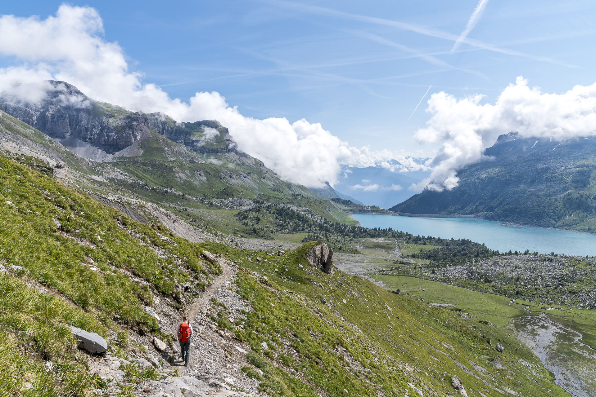Wanderung zur Auberge de Salanfe