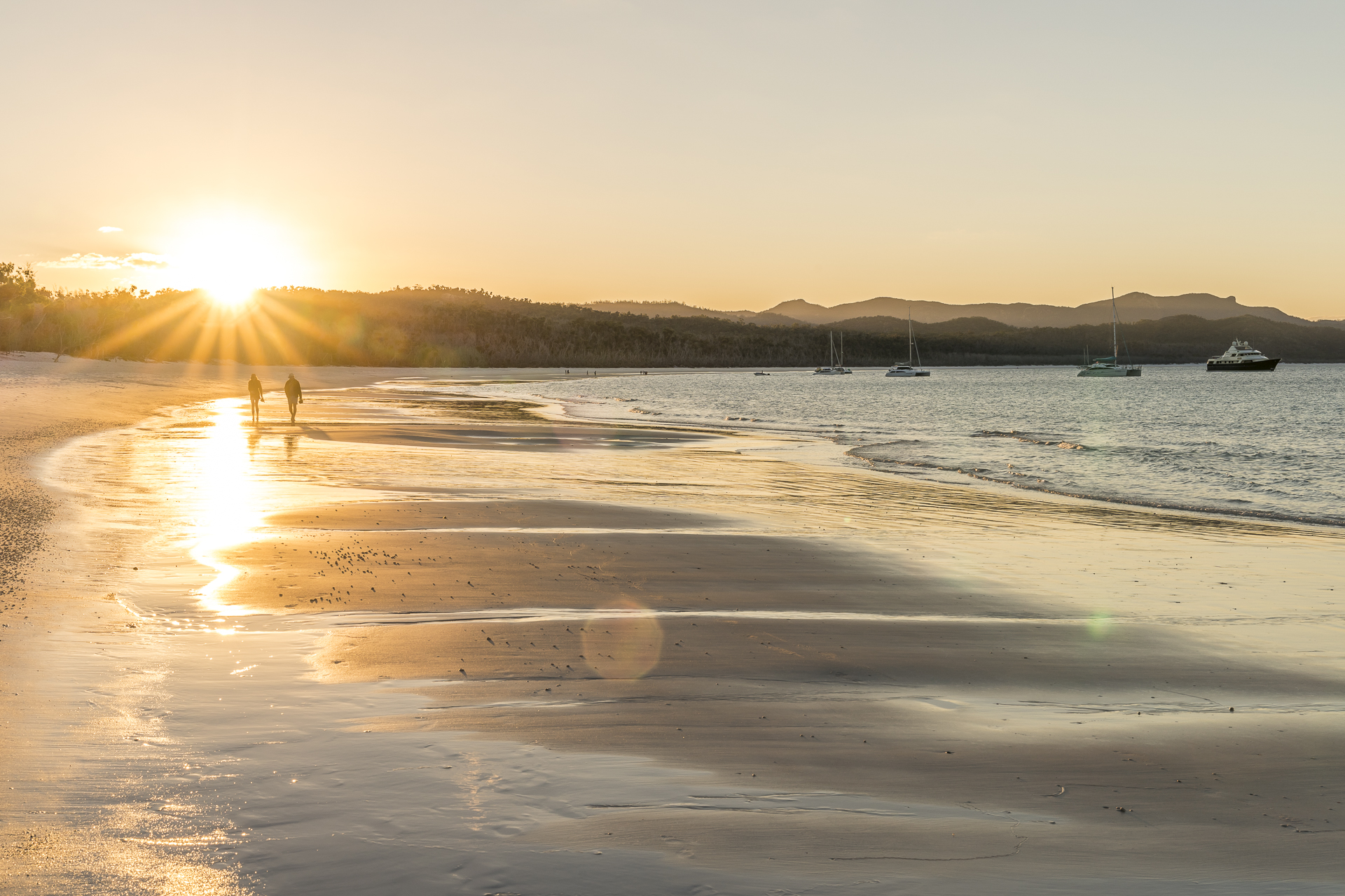 Whitehaven Beach Sonnenuntergang