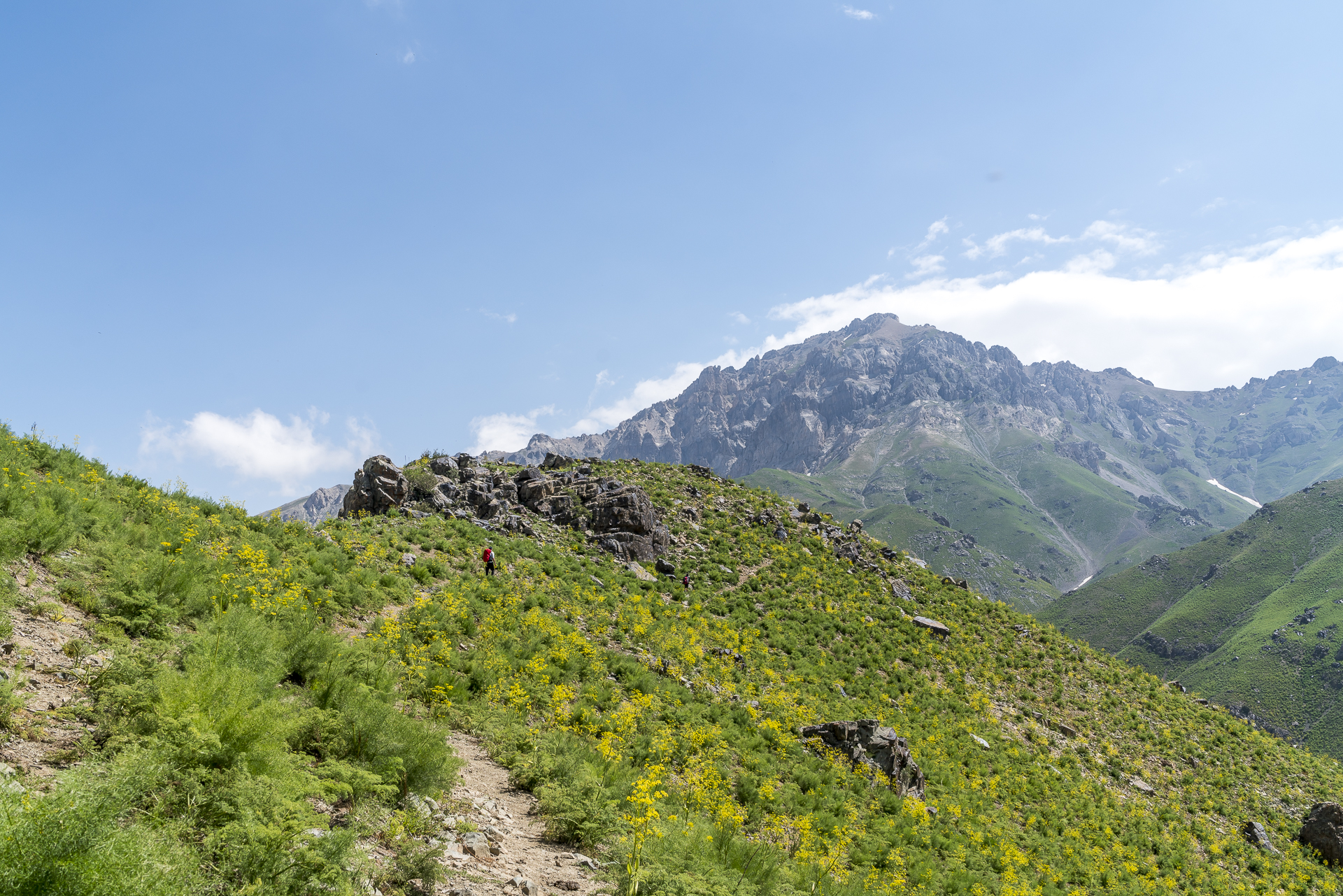 Aufstieg zum Kumbel-Pass