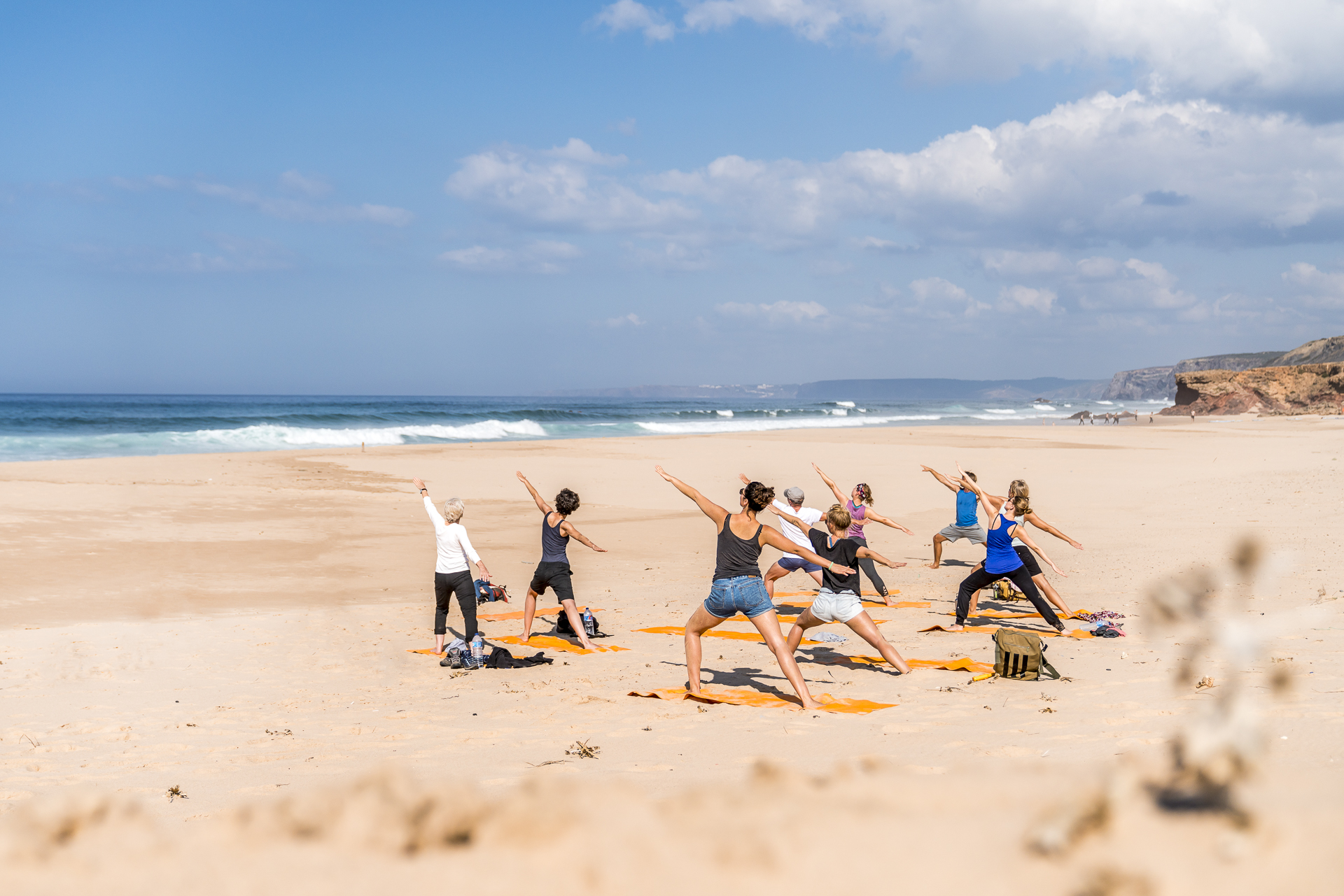 Yoga am Praia da Bordeira