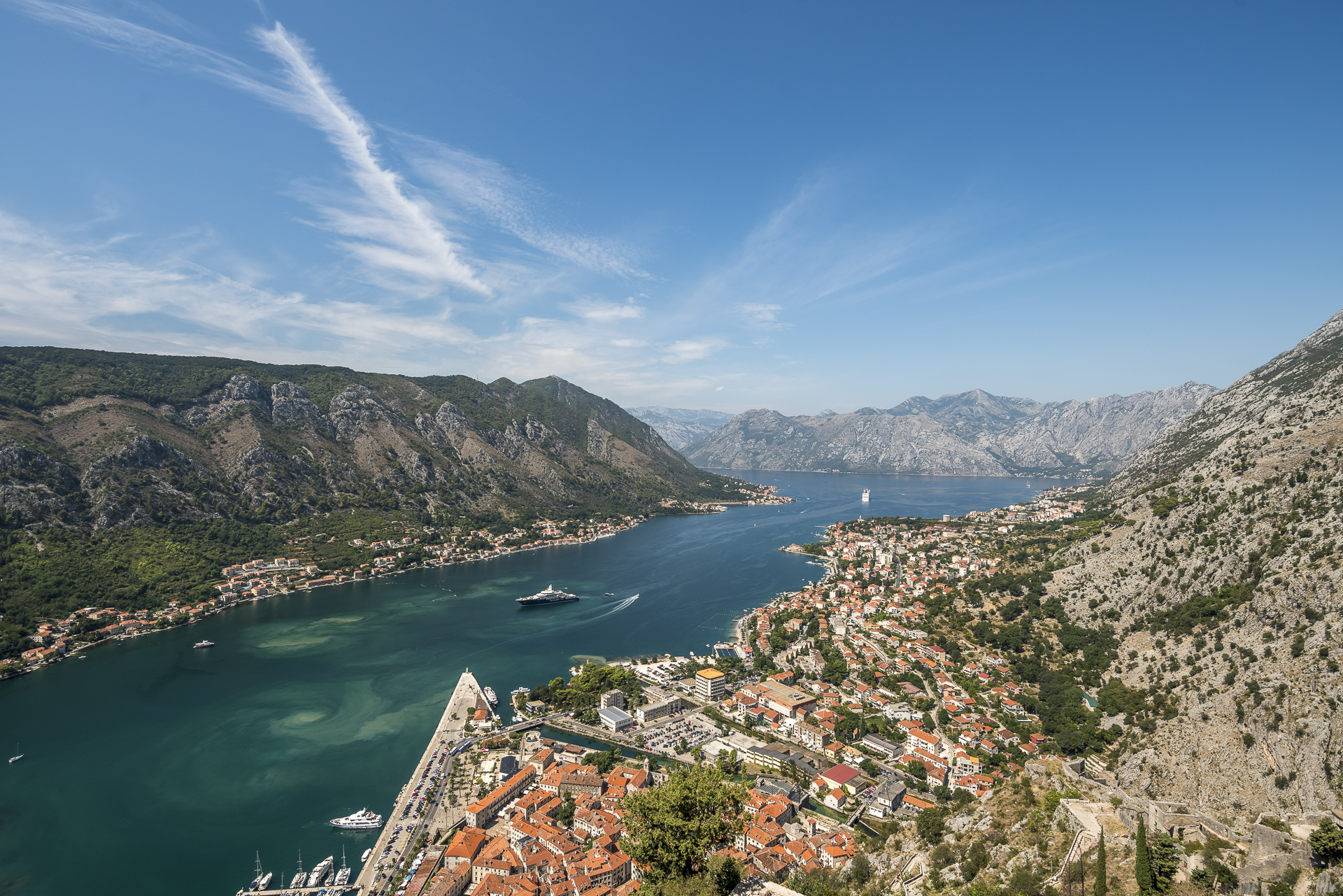 Aussicht Kotor vom Fort