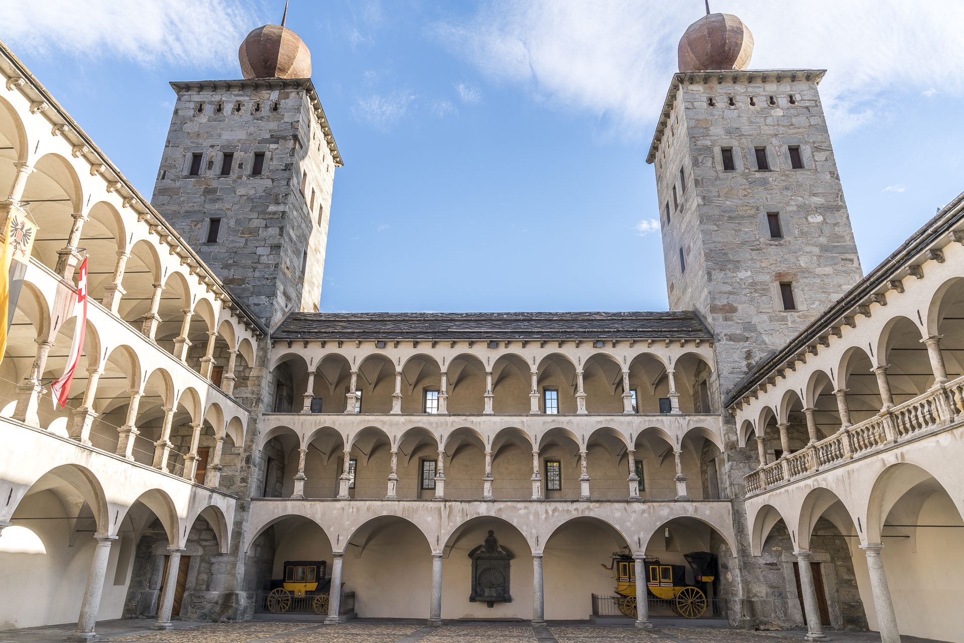 Brig Innenhof Stockalperpalast