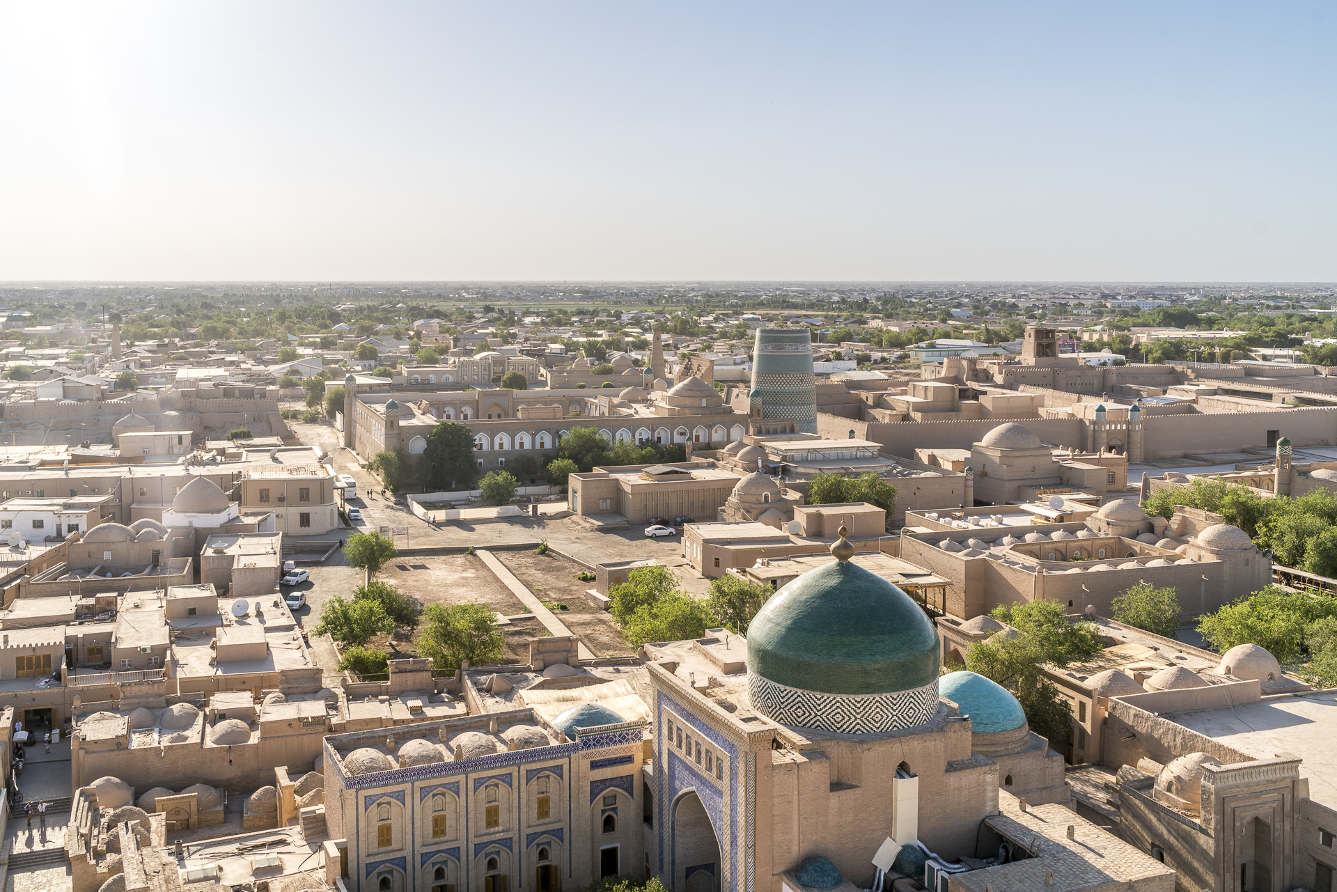 Chiwa Aussicht Islam Hodscha Minarett