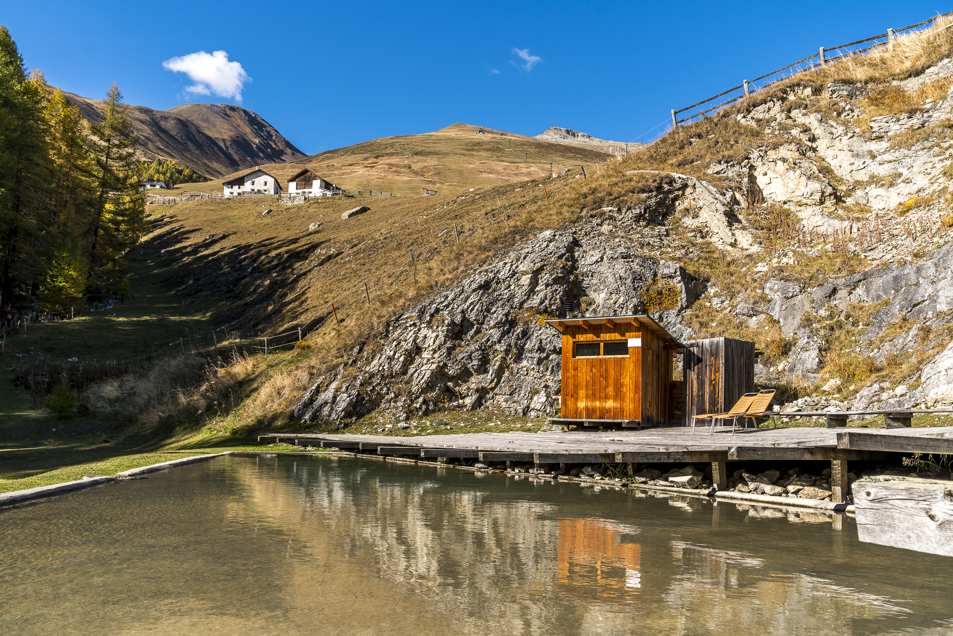 Hotel Castell Zuoz Felsensauna