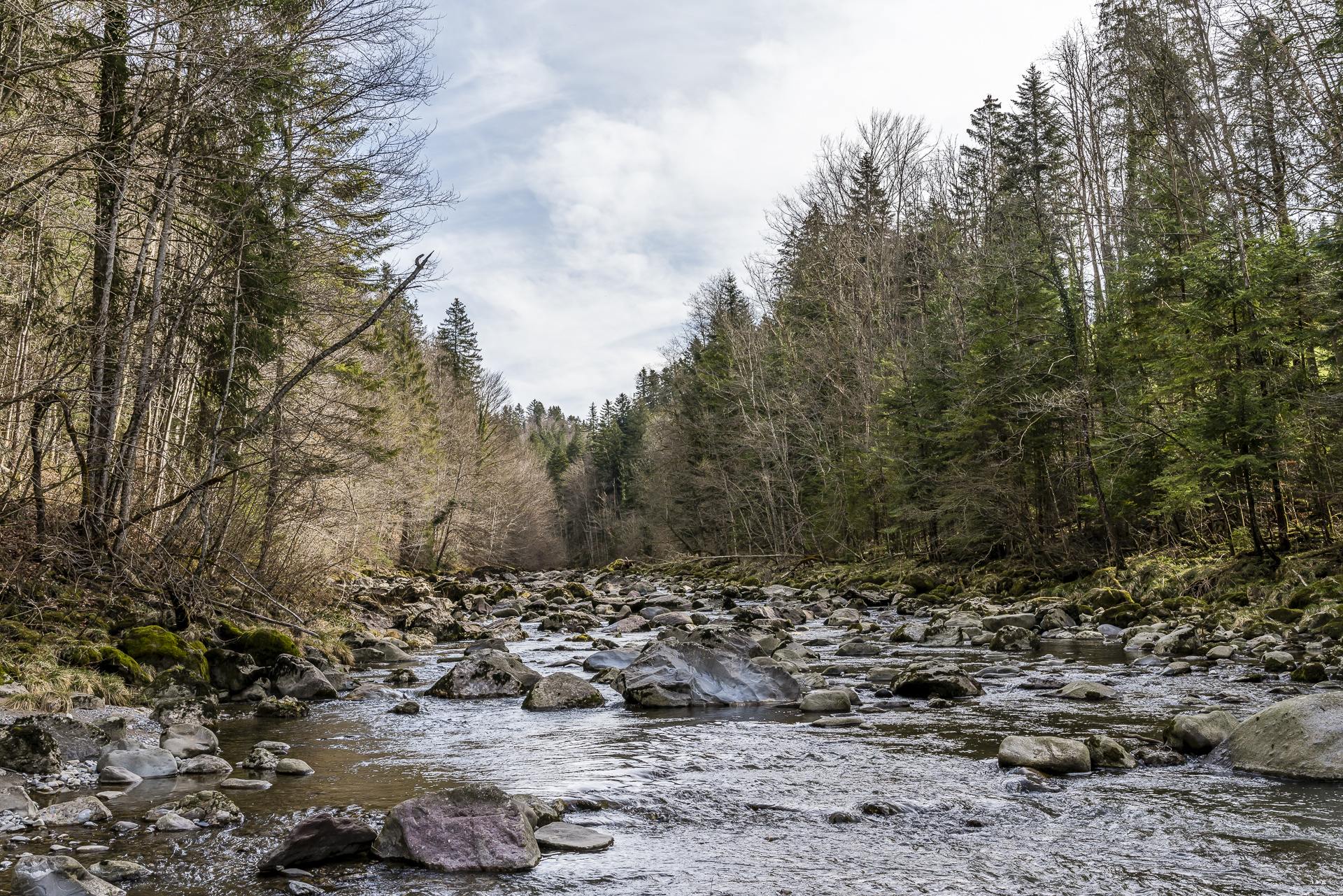 Mühlitobel-Sihl-Weg Flusswanderung