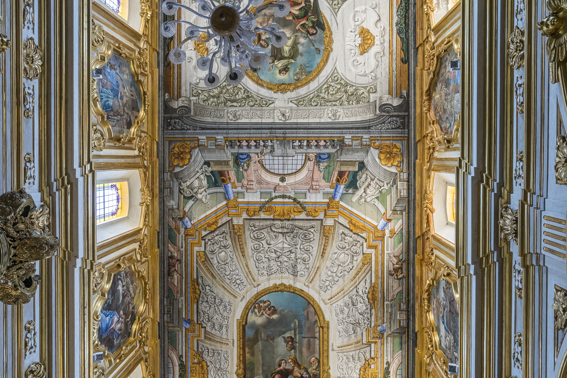 Matera Chiesa si San Giovanni Battista Fresken