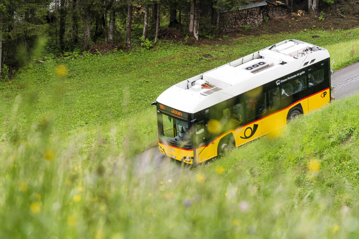 Elektro-Postauto Saanen Jaun