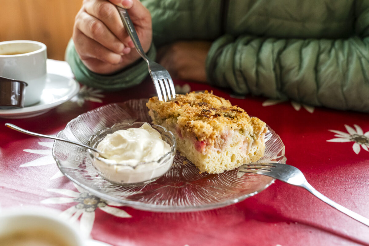 Rhabarberkuchen Alp Wintermatte