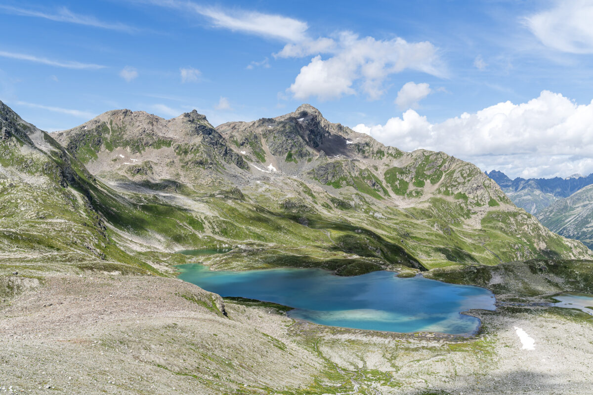 Erster Blick auf die Jöriseen