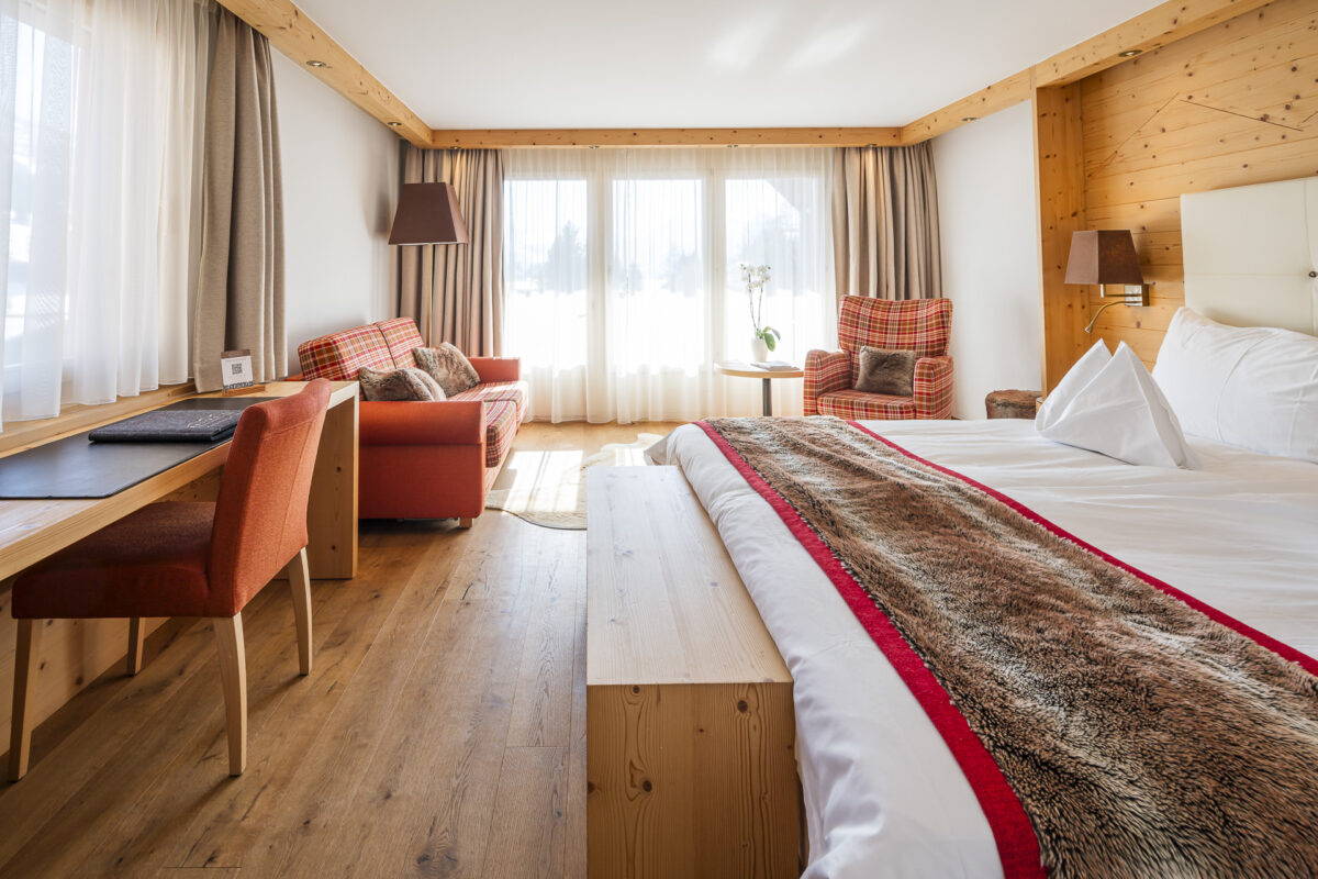 Dopppelzimmer Golfhotel les Hauts de Gstaad & SPA