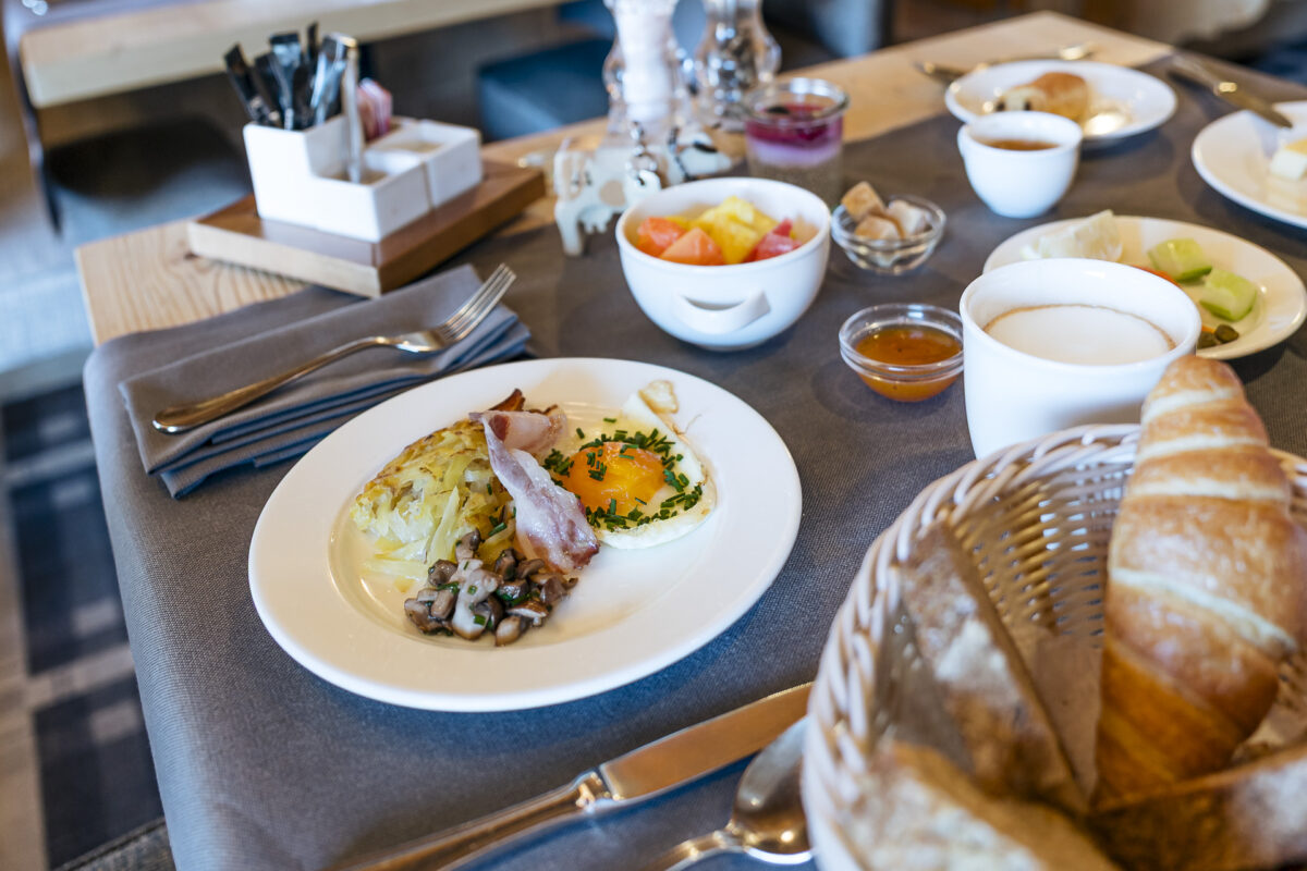 Frühstück im Golfhotel
