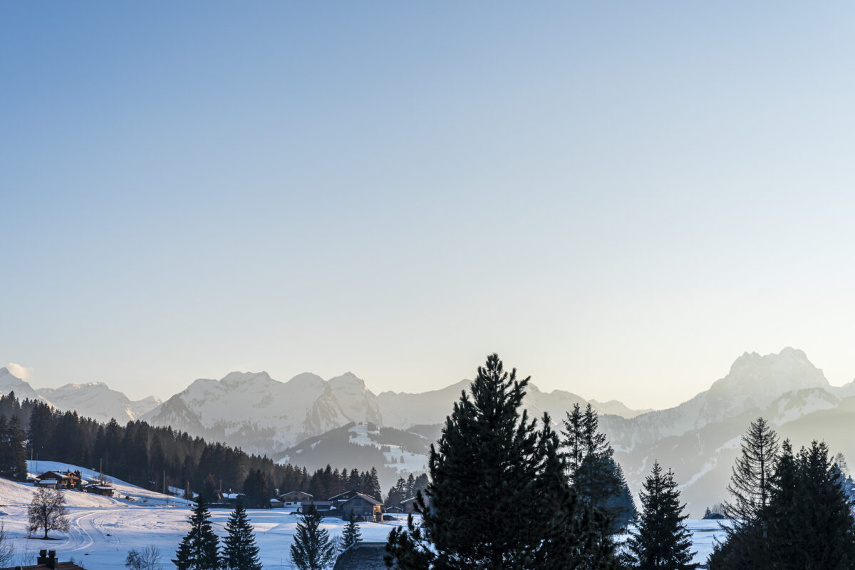 Abendstimmung in Saanenmöser