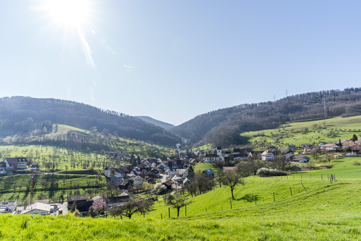 Blick auf Oltingen