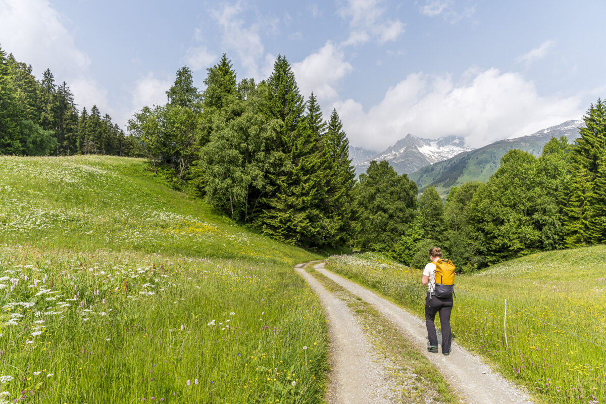 Wanderweg nach Sedrun