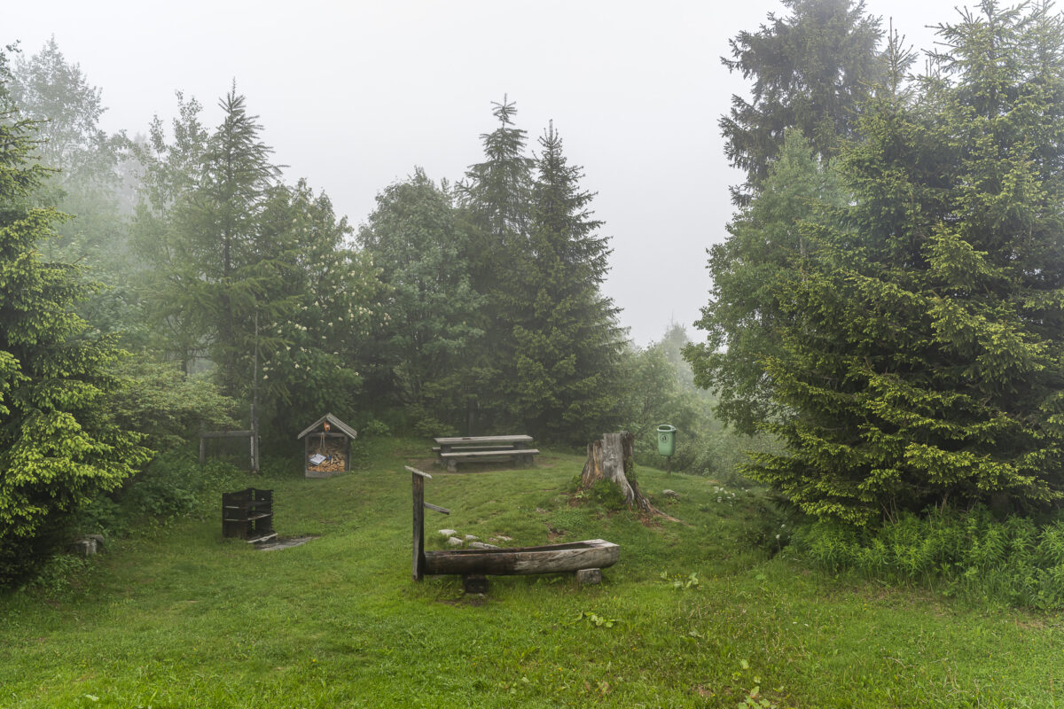 Feuerstelle in Stagias, Val Medel