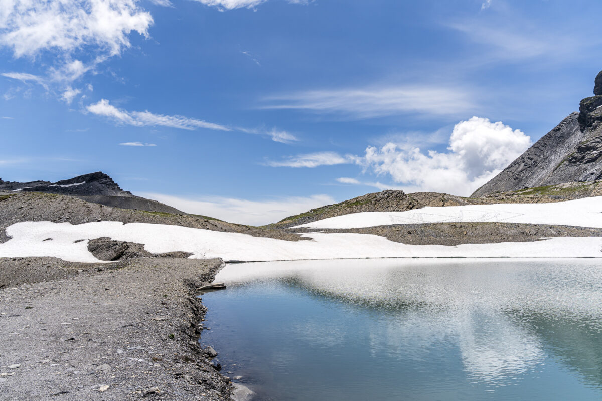 Bergsee Lac de la Forcle