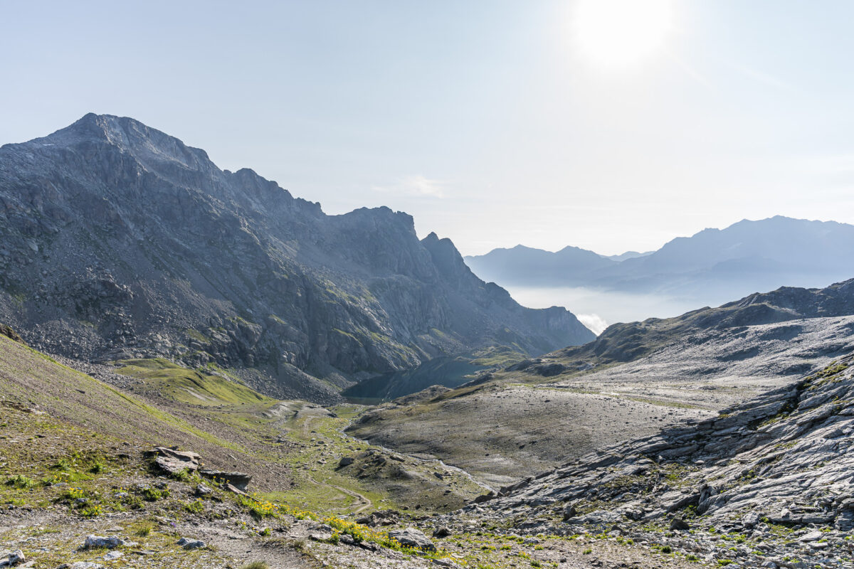 Aussicht Lunghinpass